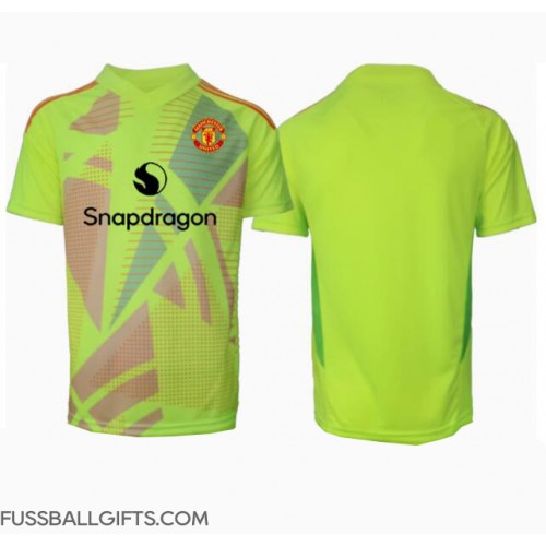 Manchester United Torwart Fußballbekleidung Auswärtstrikot 2024-25 Kurzarm